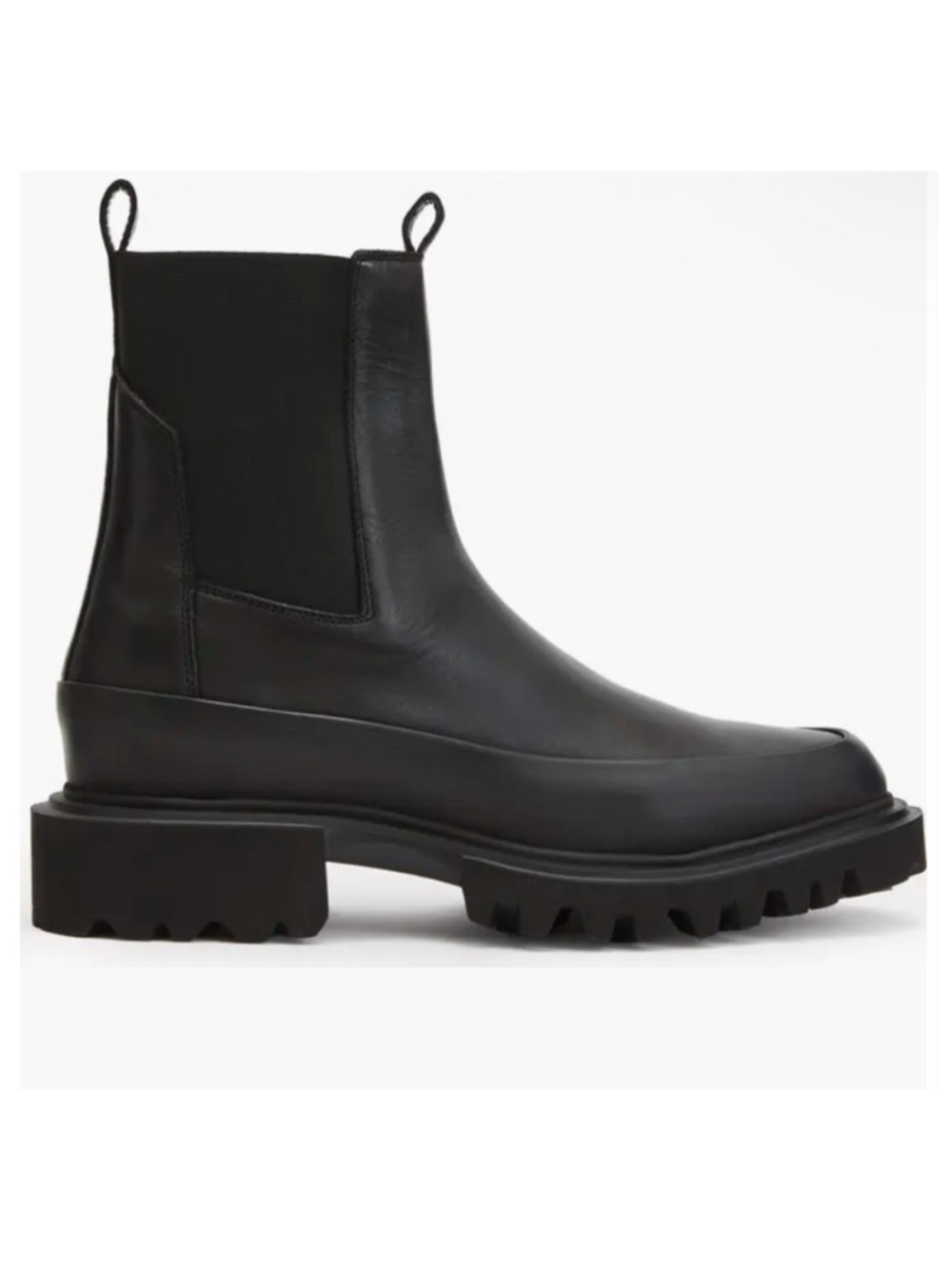 ALL SAINTS Harlee Pull On Boots Mid Calf 37.5 7.5